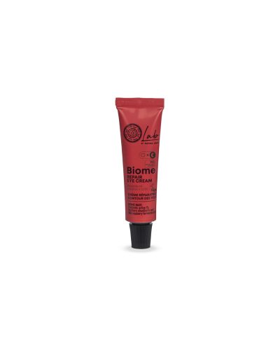 REPAIR EYE CREAM BIOME NATURA SIBERICA Se le tue giornate iniziano presto e finiscono tardi, il tuo contorno occhi merita una cura specifica. La Repair Eye Cream è il trattamento ideale per contrastare occhiaie, gonfiore e segni di stanchezza. Ridona tono ed elasticità alla zona perioculare, illuminando lo sguardo e restituendo freschezza anche nei momenti di maggiore stress.