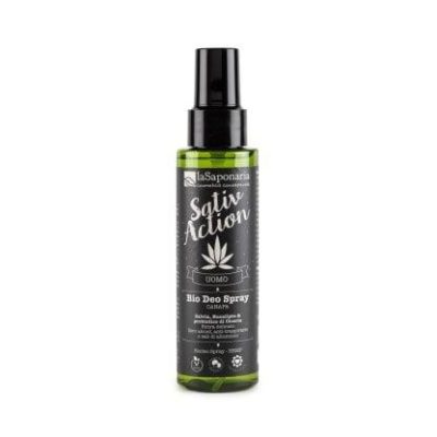 Biodeo Spray Canapa La Saponaria. Deodorante spray. Senza alcool, anti traspiranti o sali di alluminio