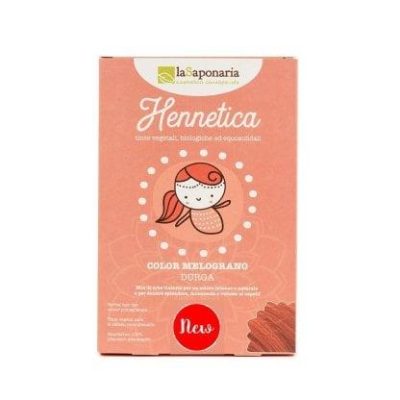 Tinta vegetale e vegana per capelli color melograno. La Saponaria. Non contiene picramato di sodio, ammoniaca, sali metallici e nessun additivo chimico ed è realizzata unicamente con erbe tintorie ed hennè di origine biologica per non danneggiare i capelli e donare corpo, splendore e brillantezza alle chiome. È la tinta che fa per te se desideri bellissimi riflessi rosso scuro e naturali, capelli che risplendono di salute e un karma più pulito!