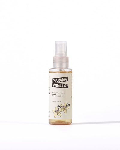 Acqua profumata pura vaniglia. Yummy Beauty. Madagascar baby! Quel dolce esotico sapore di pura vaniglia che ti farà rischiare tanti “hey bambola”! Se non sei molto fan di Wonka, dell’isola tropicale o dei frutti di bosco, stai comprando il prodotto giusto!