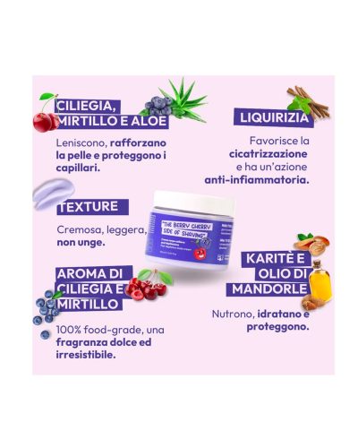 CREMA CORPO POST DEPILAZIONE YUMMY BEAUTY Sono la crema corpo che ti farà avere tutto un'altro sapore e look dopo la depilazione! Che sia ceretta, rasoio o qualsiasi altro modo, grazie alla mia fortissima azione anti-infiammatoria, nutriente e riparatrice, avrai una pelle irresistibile!