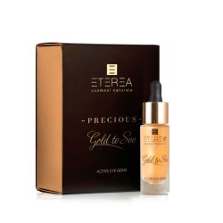 GOLD TO SEE Eterea Cosmesi è il siero contorno occhi con Oro Colloidale, Caffeina e Peptidi. Aiuta a ridurre borse e occhiaie, illumina e dona uno sguardo più fresco e compatto.